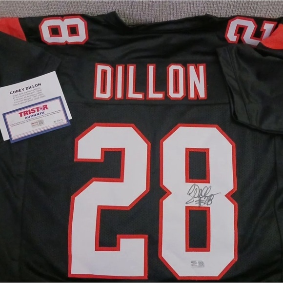 Corey Dillon Signed Cincinnati Bengals Jersey Signed Tristar CoA - Picture 1 of 7